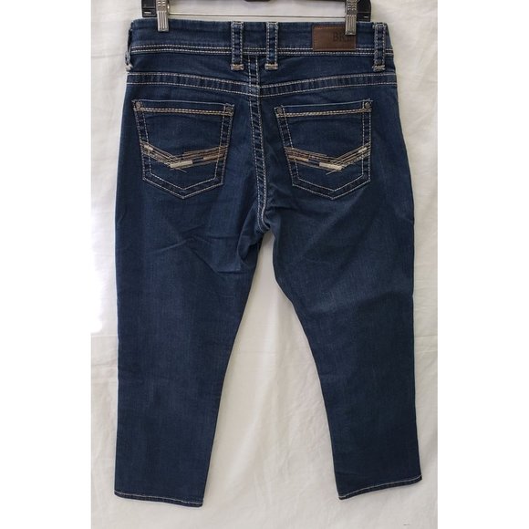 BKE Buckle ~ Women's Boot Stretch ~ Dakota Dark Wash Embroidered ~ Sz 29 - Picture 3 of 15